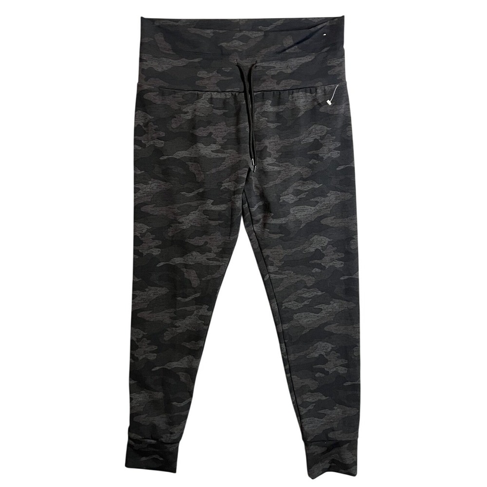 No Boundaries Women's L/XL Black Camo Activewear Jogger Pants Drawstring‎